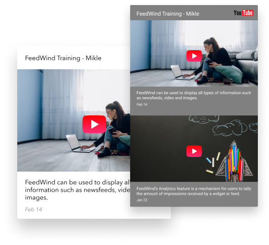 youtube widget sample